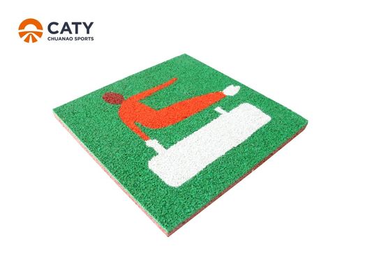 Практический EPDM игровой пол, 1,2 г / см3 наружные резиновые коврики для игровой зоны