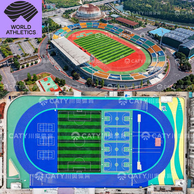 Установка спортивных дорожек, сертифицированных IAAF, гранулы EPDM Материалы для школ Спортивные объекты Ландшафтные работы
