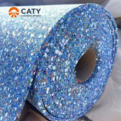 Сертифицированный IAAF бесшовный полуфабрикативный беговый тракт, профессиональная установка с долговечностью в любую погоду