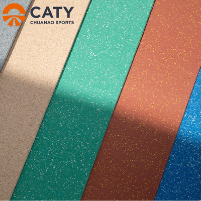 Экологически чистые резиновые рулоны толщиной 10 мм для коммерческих полов с 70% EPDM и 30% SBR гранулами