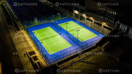 Полуфабрикатная система спортивной площадки с амортизацией >53%, защитой от ультрафиолета и простой установкой для многоцелевого использования