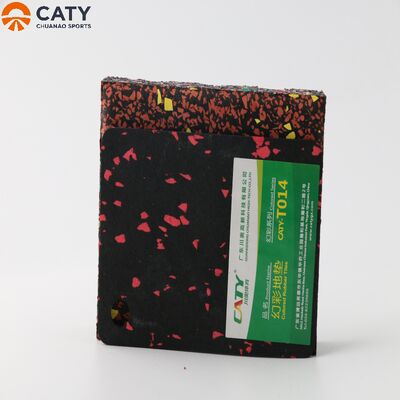 Прочные и эластичные резиновые плитки с цветовыми точками EPDM для спортзалов и фитнес-студий