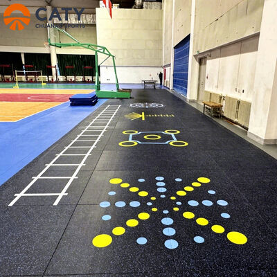 Устойчивые к скольжению и долговечные многофункциональные резиновые коврики для домашнего и коммерческого использования в спортзале