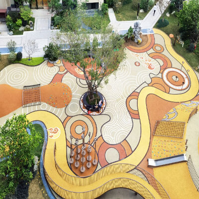 Связующее для напольного покрытия из EPDM высокой плотности для детских игровых зон, рекреационных площадок, трасс