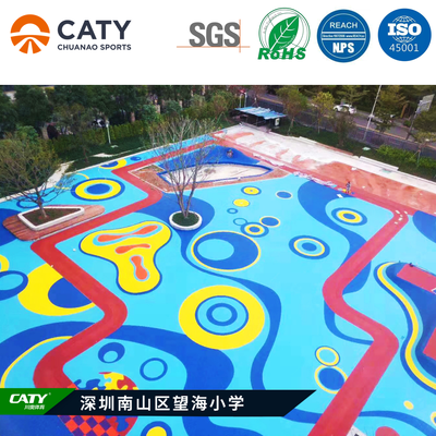 Красочные устойчивые к ультрафиолету EPDM резиновые гранулы для антискользящих полов игровых площадок