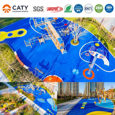 Долговечные гумовые гранулы EPDM для игровых площадок и беговой трассы для школ, водных парков, садов, колледжей